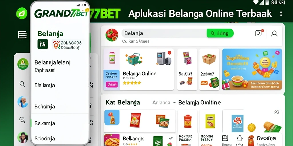 Tampilan utama aplikasi GRAND77BET yang menarik dan mudah digunakan.