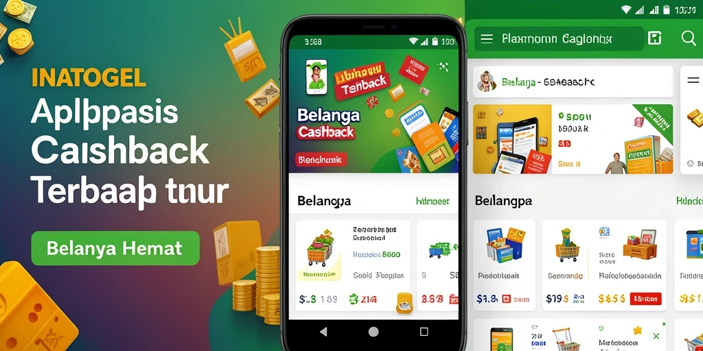 Antarmuka INATOGEL yang sederhana dan intuitif untuk cashback belanja.