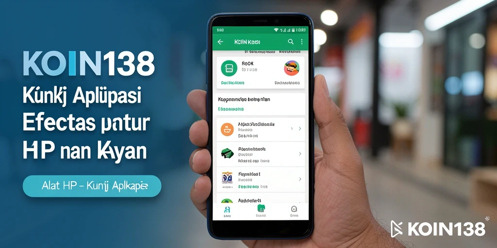 Antarmuka KOIN138 menampilkan penguncian aplikasi dengan mudah dan menarik.