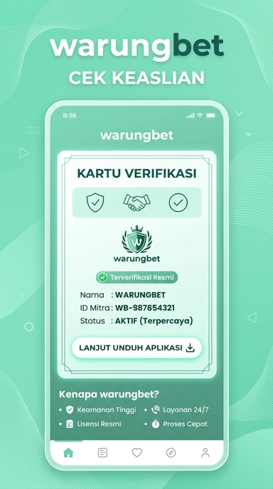 Halaman Resmi Unduh APK warungbet untuk Android
